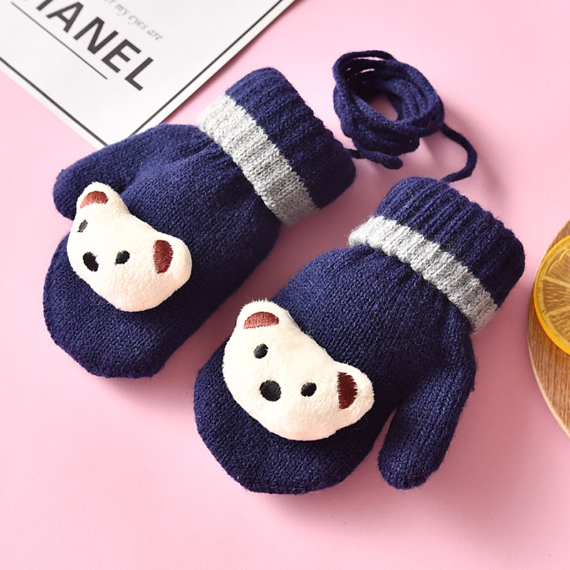 Children's Gloves baby Autumn and winter men and women thickening Wool Plush keep warm Cartoon kids Baby gloves halterin the Children/Baby/Family fitted , Hat/Muffler/Masks/Gloves/Earmuffs/Booties , Gloves  category - from Buy2taobao.com to provide professional Taobao agent buy service