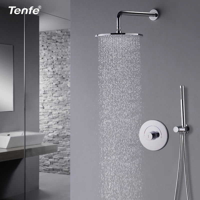 鼎菲精铜入墙暗装水龙头淋浴花洒