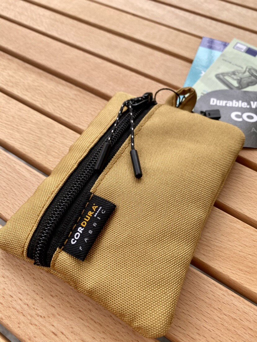 동전 지갑 CORDURA 방수 끈 미니 컴팩트 휴대용 ID 야외 카드 홀더 소형 트렌디 백