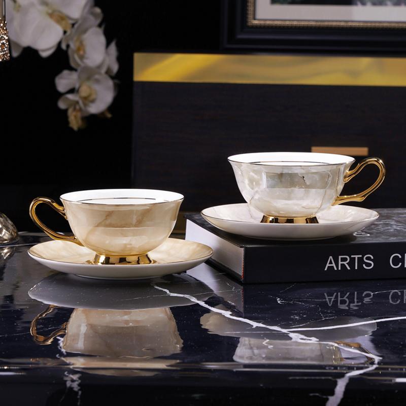 欧式英式陶瓷咖啡杯套装
