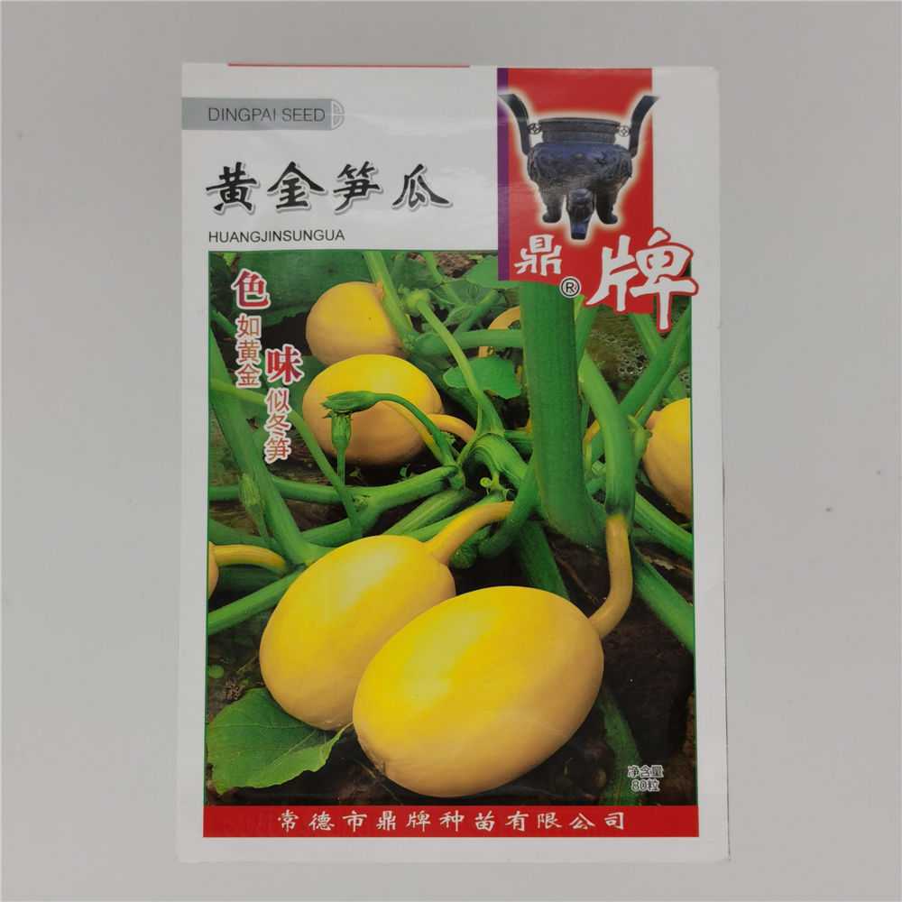鼎牌黄金笋瓜 特早熟南瓜种子 变种非转基因 口感似冬笋 专吃嫩瓜