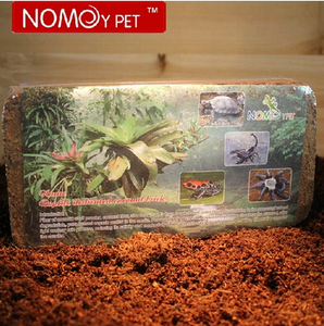 NOMO椰土650G 椰砖 垫材爬虫蜘蛛守宫黄缘蜥蜴陆龟乌龟冬眠无菌土