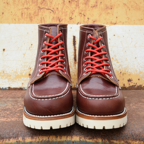 875头层重水洗植鞣牛皮固特异中帮工装靴舒适耐磨户外机车马丁靴