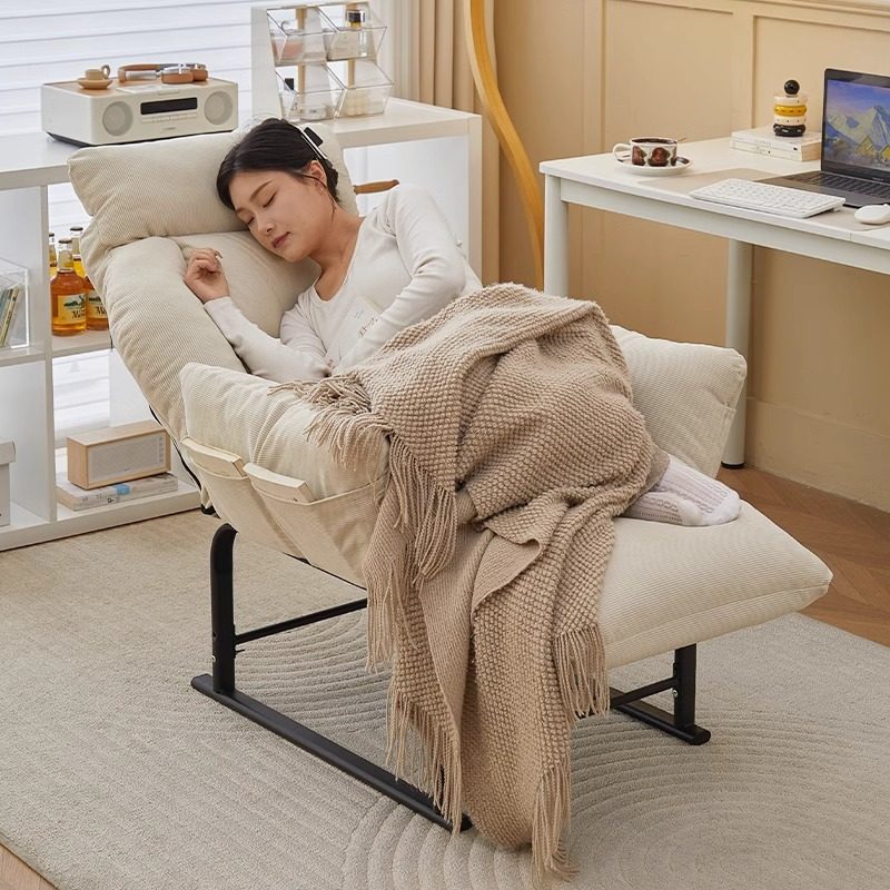 懒人沙发单人小沙发躺椅可睡可躺卧室床边小沙发舒服靠背哺乳椅子