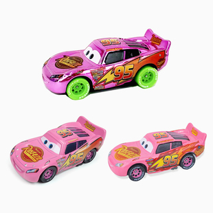 赛车总动员玩具车粉色闪电麦昆汽车总动员合金车 儿童玩具滑行车