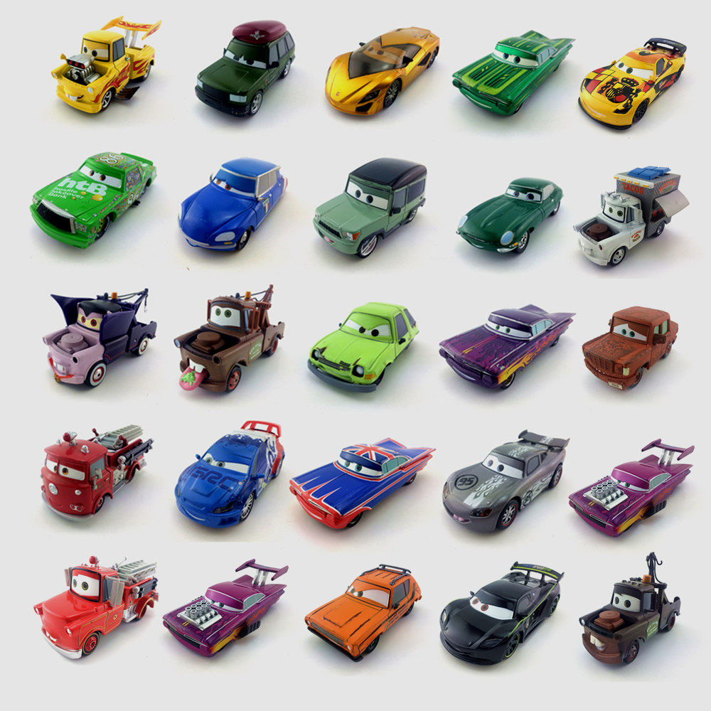 汽车总动员儿童玩具车 麦昆板牙小红合金车赛车大号款1:43