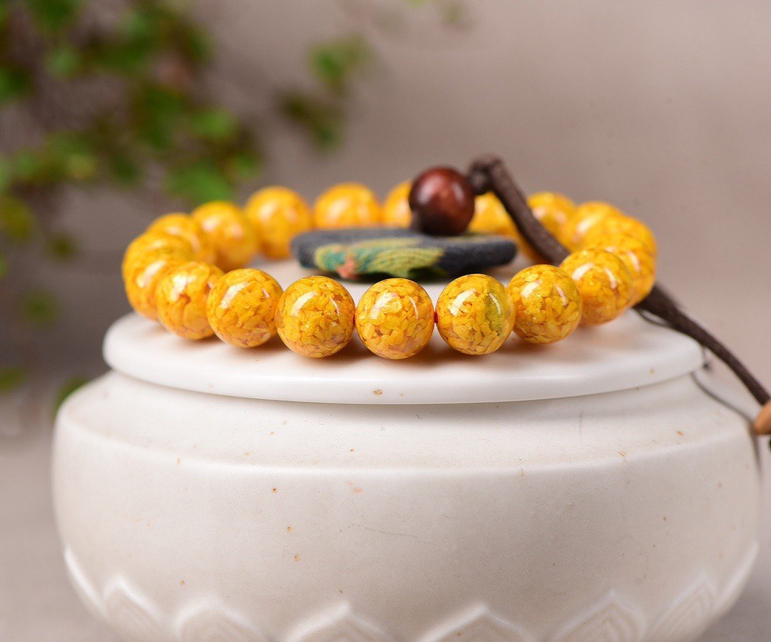 天然原矿朱砂雄黄手链