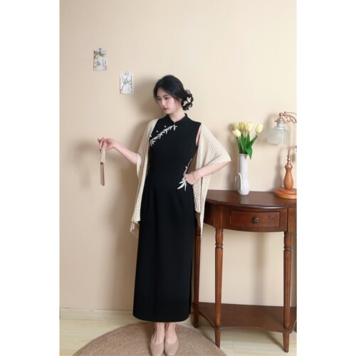 新中式夏季无袖高级感国风旗袍