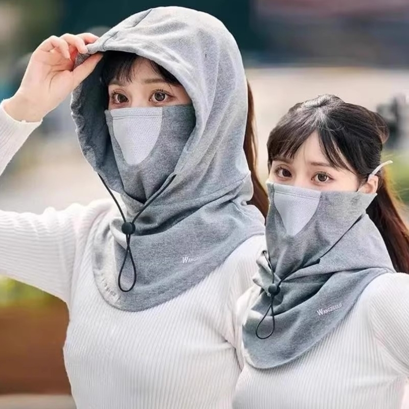 冬季帽子口罩一体保暖骑行防寒面罩男骑电车防风围脖头套包头帽女