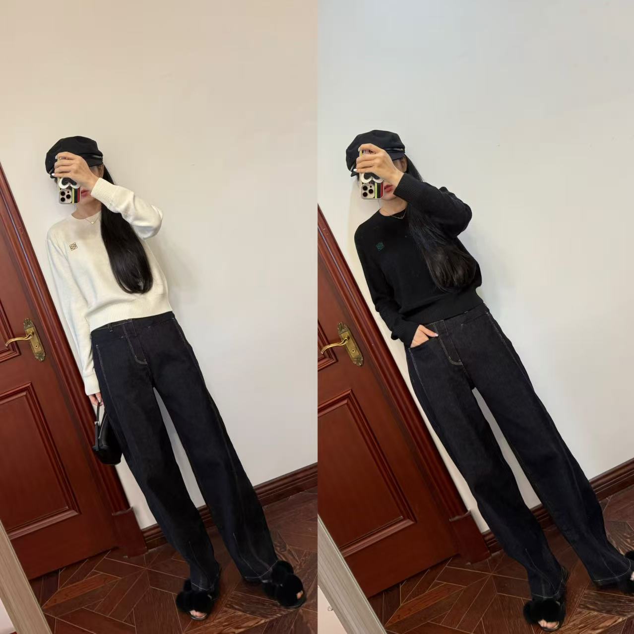 MCHIC | 店主自留！吐血力推！罗某某 套头羊毛刺绣毛衣针织衫