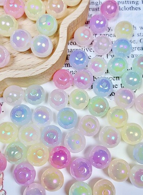 幻彩圆珠手工diy串珠材料