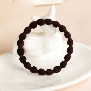 超好用 扎头发橡皮筋韩国成人头绳日韩加粗黑色马尾发圈百搭发绳