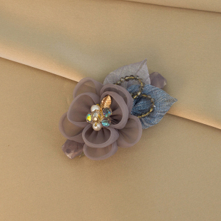 2026春夏新款 小发卡女夹子头饰发夹盘发后脑勺头花 高端高级感时尚