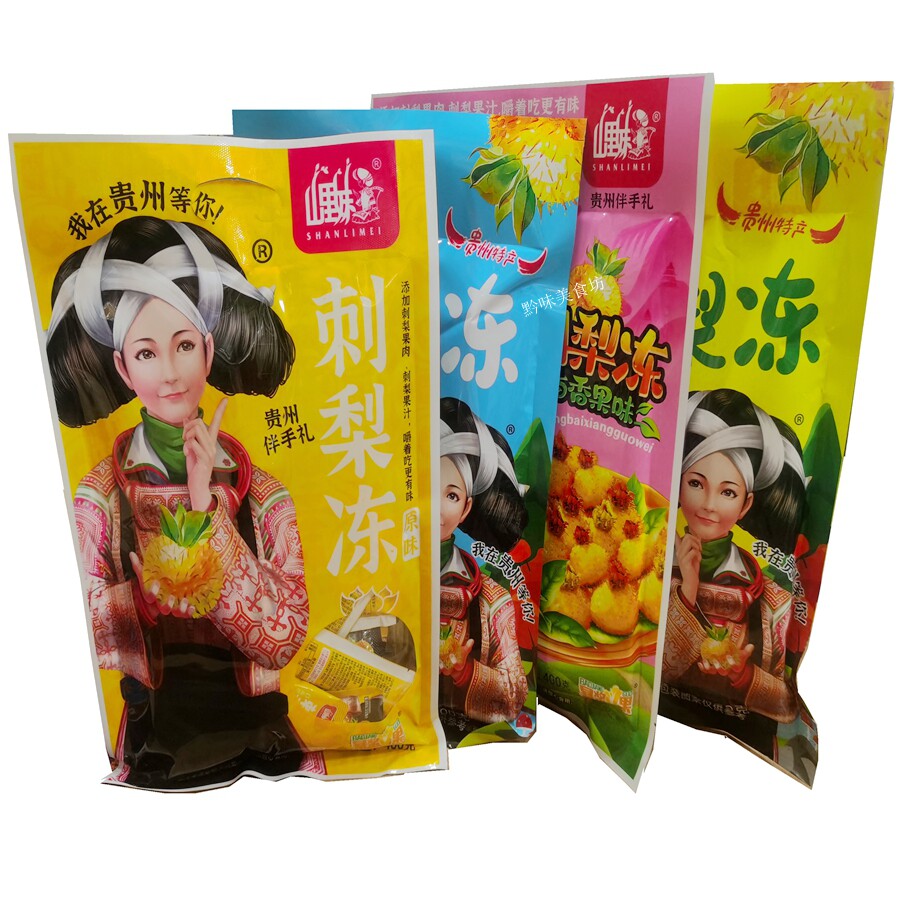贵州山里妹柠檬冻可吸冻百香400g图片