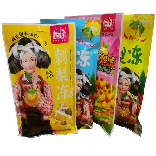 贵州山里妹柠檬冻可吸冻百香400g