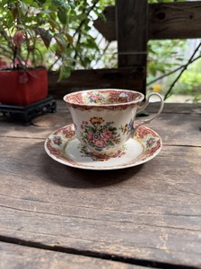 地球飞鸟限量珍藏版骨瓷浮雕复古轻奢咖啡杯套装约180ml