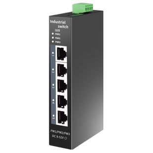 以太网工业交换机5/4口工业级网线网络分流器非管理型非POE供电