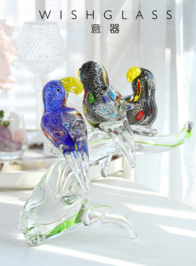 琉璃摆件公鸡生肖动物软装