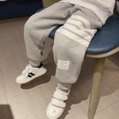 男女宝宽松运动裤 经典 柔软舒适四道杠休闲裤 18个月松紧腰小中大童