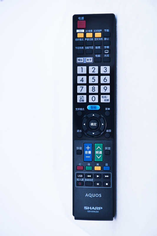 原装夏普3D电视遥控器GB108WJSA