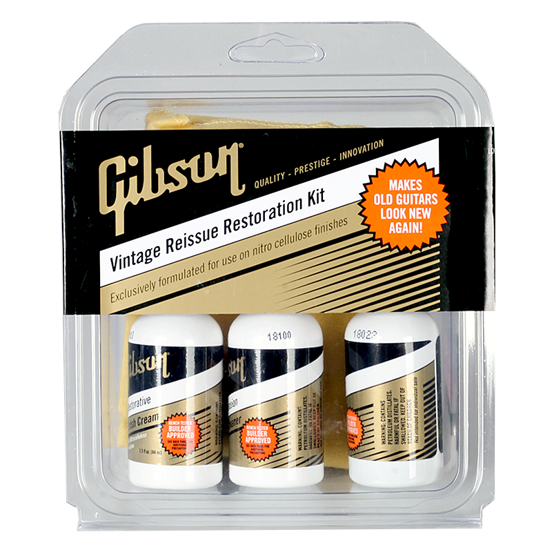 Gibson吉普森 吉他护理套装 指板清洁 擦亮剂 琴体护理油 擦琴布