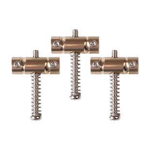 日本GOTOH In-Tune TI/BS电吉他琴桥钛合金铜制琴码鞍座拉弦器