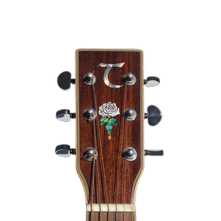 东乐JOCKOMO HIS 罗珊凯许玫瑰 Rose 电木吉他贝斯琴头贴纸 日产