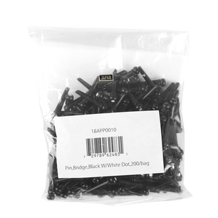 马丁Martin原厂 日本产民谣木吉他弦锥散装固弦尾钉白黑色压弦柱