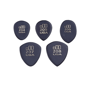 Dunlop邓禄普 Jazztone吉他拨片速弹尖头爵士477R贝斯弹片 美国产