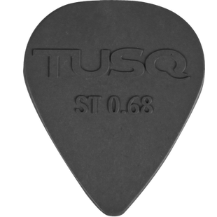 TUSQ 人造象牙吉他拨片 民谣爵士电木吉他贝斯防滑速弹 0.68-1.0