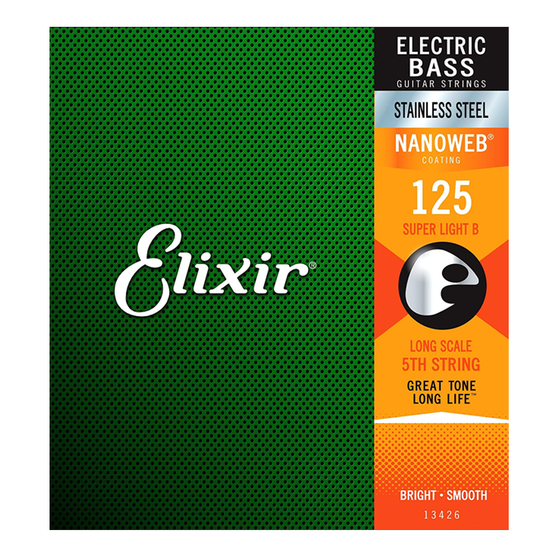 elixir不锈钢镀膜伊利克斯贝司弦