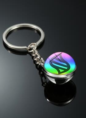 Pokemon宝可梦mega进化超级喷火龙沙奈朵20MM双面球形钥匙扣