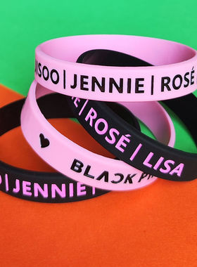 韩版Blackpink手环明星应援Jennie手链闺蜜生日礼物手饰品腕带女