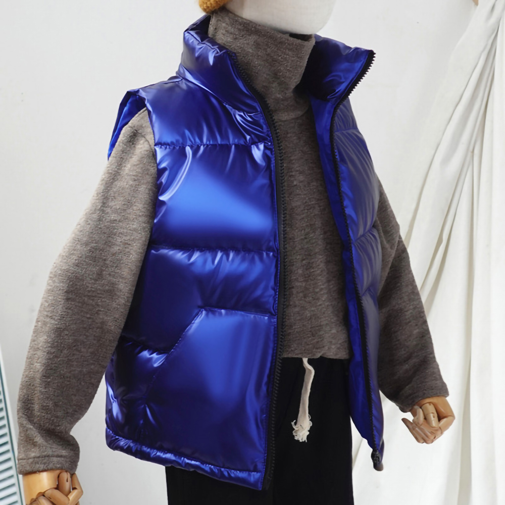 免洗童装羽绒马甲加工翻新