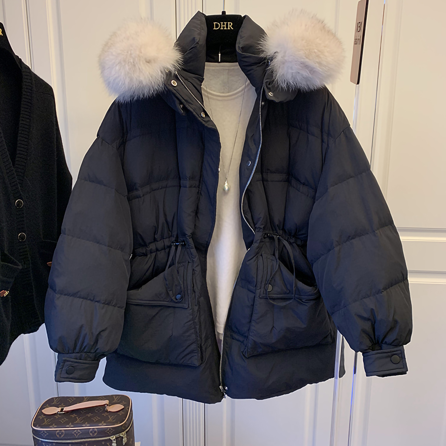 宽松短款九成品羽绒服