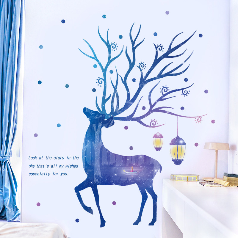 北欧ins风房间装饰走廊过道背景墙墙纸自粘贴画卧室墙面贴纸壁纸