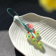 新品 葡萄绿玛瑙桂花手机链挂件挂绳钥匙扣玉石旗袍押襟包挂饰品女