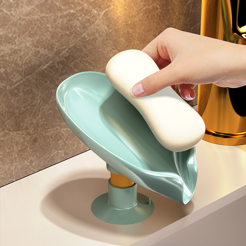 肥皂盒放香皂置物架家用壁挂式沥水免打孔创意时尚轻奢风托盘神器