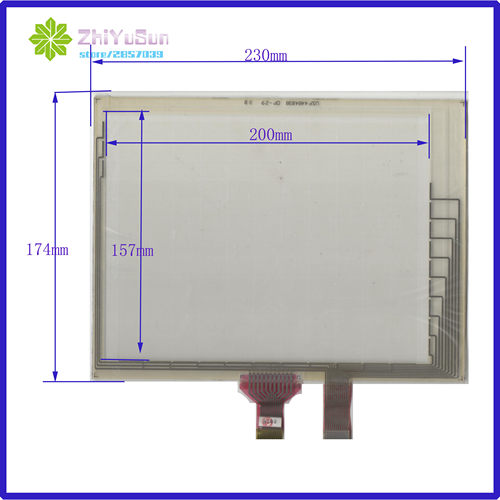 230*174 工控专用触摸手写外屏幕玻璃 双排线 原装 230mm*174mm
