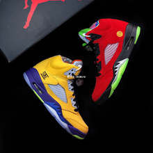 Air Jordan 5 AJ5 What The 鸳鸯高帮轻便复古篮球鞋 CZ5725-700