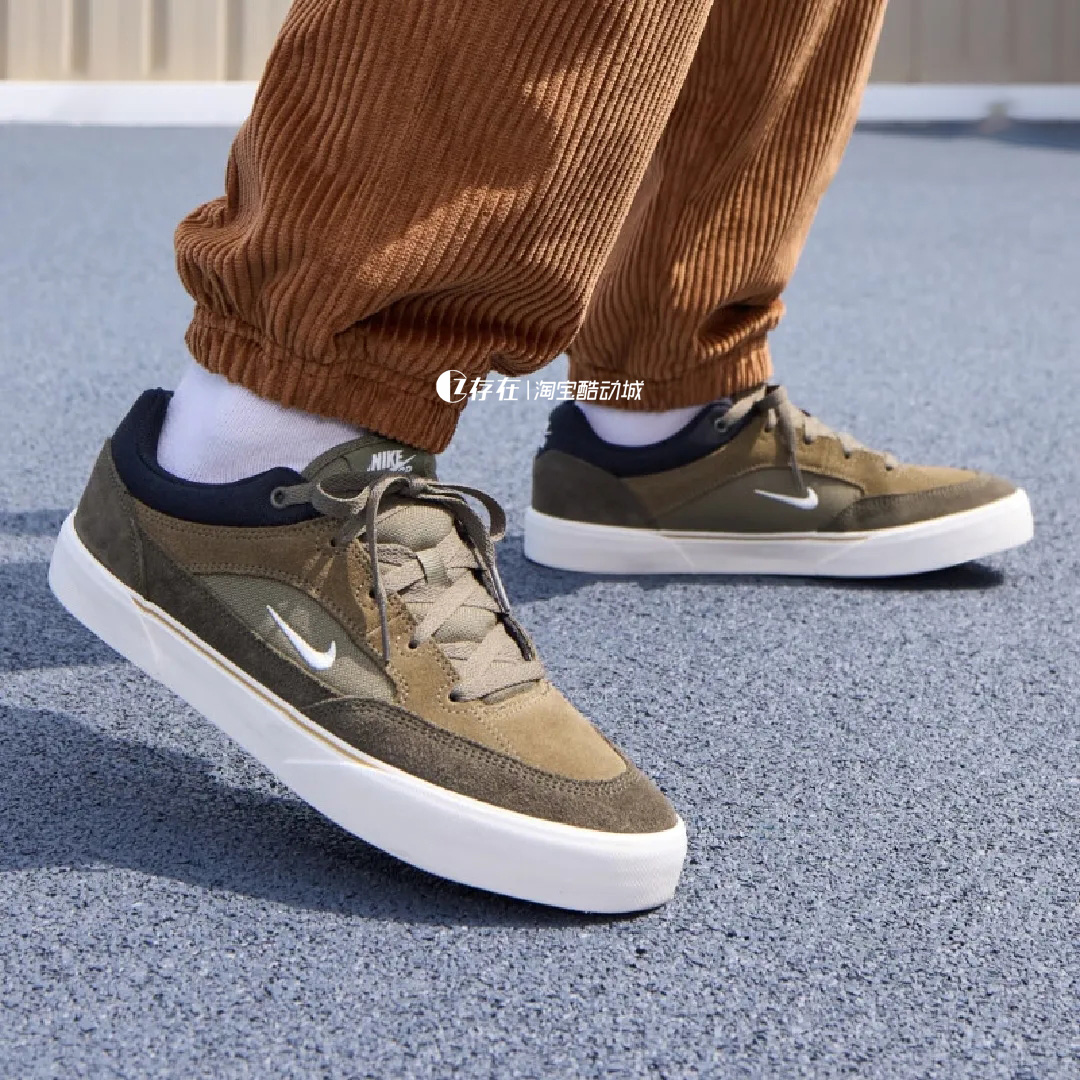 Nike/耐克SB MALOR男子低帮休闲运动复古百搭滑板板鞋FV6064-200