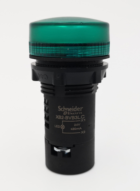 施耐德 XB2BVB3LC 电源指示灯 绿色 红色 白色 DC24V