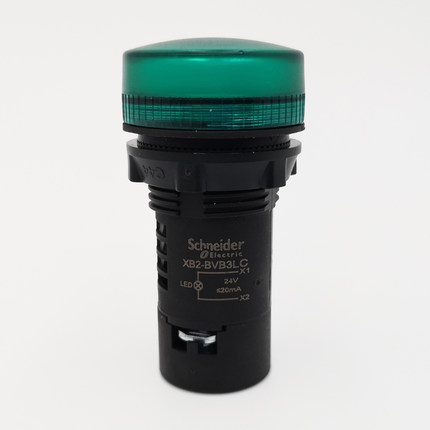 施耐德 XB2BVB3LC 电源指示灯 绿色 红色 白色 DC24V