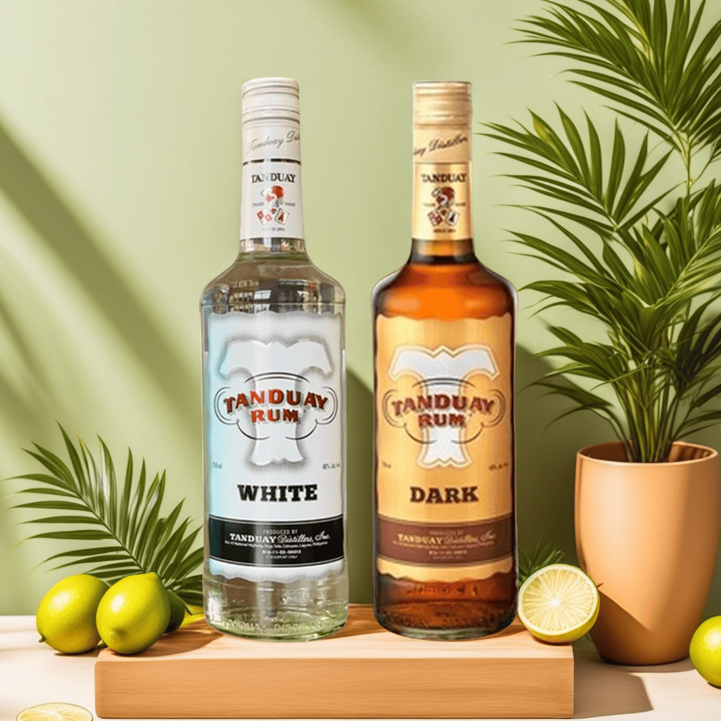 坦盾白朗姆酒750ml原装进口