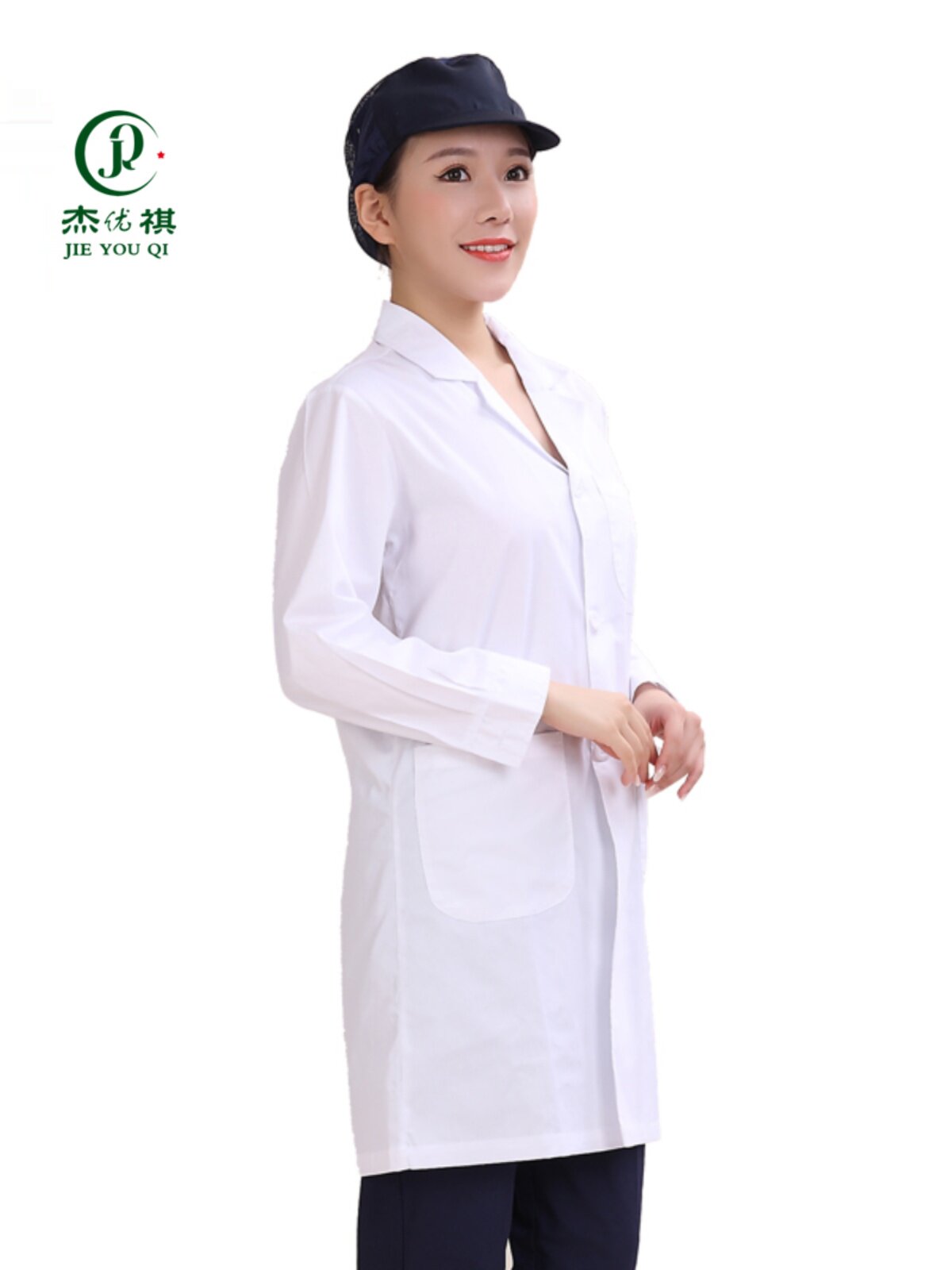 DOCTORS WEAR WINTER LONG-SLEEVED MEN AND WOMEN SLIM WHITE COAT NURSE SUMMER SHORT-SLEEVED EXPERIMENTAL CLOTHES PHARMACY INTERN WORK CLOTHES