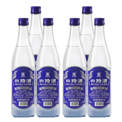 四特新蓝标42度500毫升特香型白