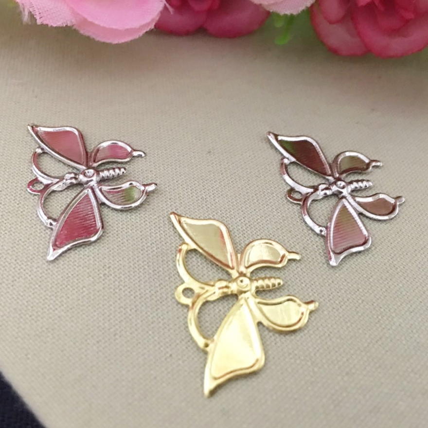 清仓花片小蝴蝶铁片diy古装古风发簪手工簪子材料汉服配件