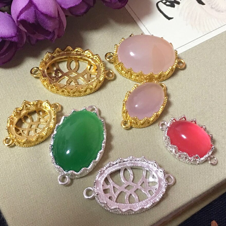 古风镶嵌璎珞手工头饰发簪