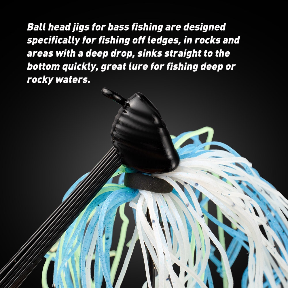 胡须佬碳刷挡草慕斯达7g10g14g 路亚饵防挂底假饵JIG胡须佬挡草