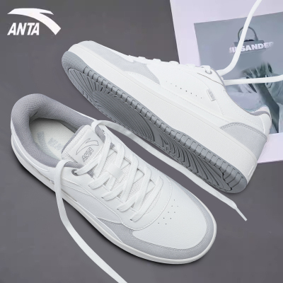 安踏小白鞋男板鞋低帮运动鞋